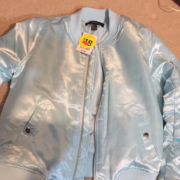 blue bomber jacket forever 21